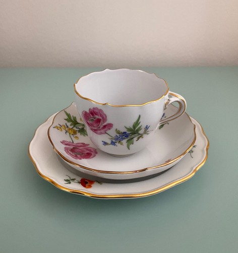 Meissen mokka set 3 - set,,