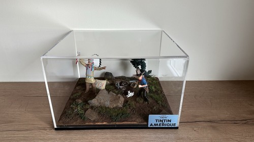 Diorama tim und struppi - "tim, in