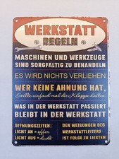 Schild Blechschild 15x20cm