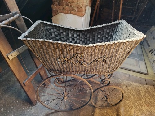 Antiker kinder wagen 1880 - kinder,