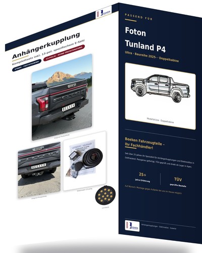 Anhängerkupplung starr - , +