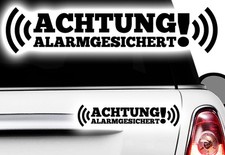 3x GPS Alarm System Sticker