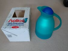 Thermoskanne Isolierkanne 1 liter Helios türkisblau Kunststoff