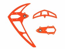 Mikado Fin Set Neon Rot - LOGO 600 (04628)