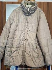 Winterjacke dick hell beige