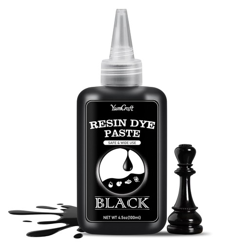 Schwarze epoxidharz farbe - schwarze,
