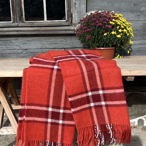 Klippan wolldecke rot tartan - wolldecke,