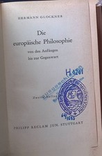 Die europäische Philosophie