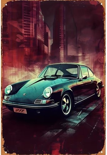 Porsche 911 blechschild - 911,