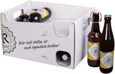 Bierrutsche für 0,5 NRW und Bügelverschluss Flaschen | Gadget für kalte Getränke