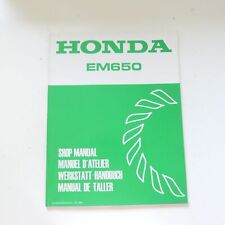 original HONDA EM 650 Generator Stromerzeuger Werkstatthandbuch B0449