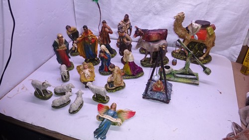 Alte krippefiguren 1950 - alte,