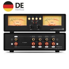 Dual VU-Meter Schallpegelanzeige Sound Level Display Audio Splitter/Switcher Box