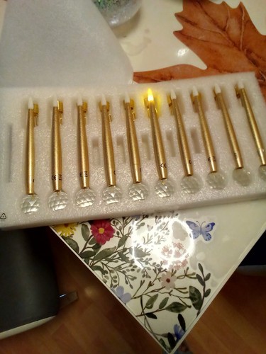Kerzenset teilig gold - 10,