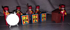 Playmobil Zirkuskapelle / 5 Musiker mit Instrumenten / 5 Figuren