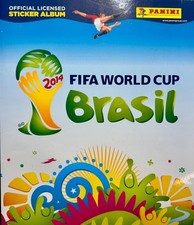 Panini Sticker Album WM 2014 FIFA World Cup BRASIL 2014 - 350 Sticker eingeklebt