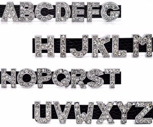 Strass buchstaben silber - strass,