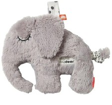 Done by Deer super flauschige Spieluhr Elefant Elphee grau 23 x 13cm