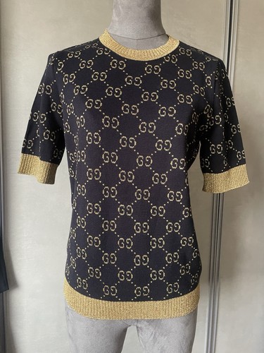 Gucci pullover aus goldenem - gucci,