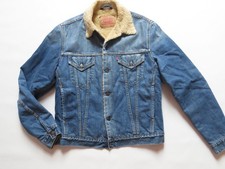 Levi's 71500 Winter Jeans Jacke Gr. L ( M ! ) Warm Teddy Fell Gefüttert ! KULT !