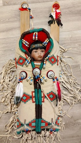 Porzellan indianerpuppe - porzellan,