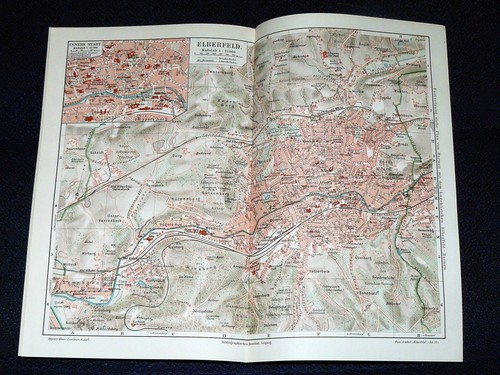 Elberfeld stadtplan 1909 - elberfeld,