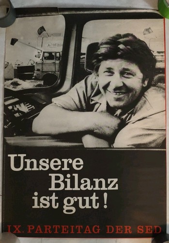 Ddr plakat parteitag - plakat,