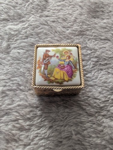 Vintage pillendose schmuckdose - vintage,