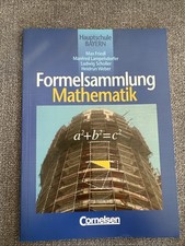 Formelsammlung Mathematik Hauptschule Bayern Cornelsen