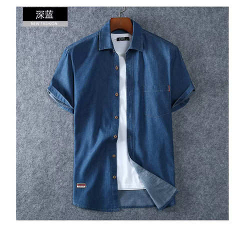 Stylisches jeanshemd von - stylisches,