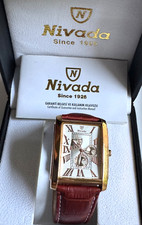 Nivada   Herrenuhr Quartz mit Box und Garantieheft - Batterie neu - Werk läuft