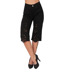 Hose capri spitze schlitze - spitze,