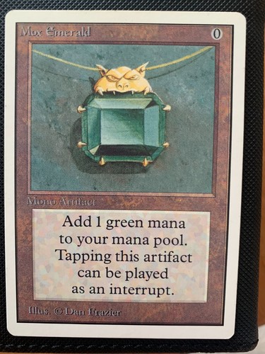 Mtg unlimited mox - unlimited, emerald