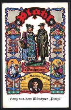 Ansichtskarte München, Gruß