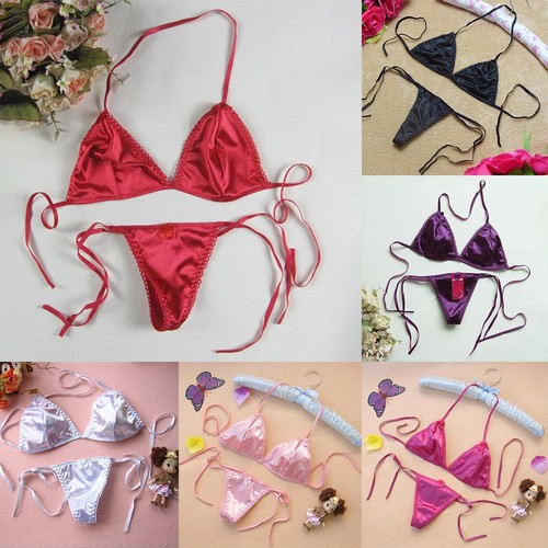Satin höschen bikini - satin-bh, höschen-bikini