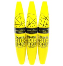3 x MAYBELLINE the COLOSSAL VOLUM' EXPRESS MASCARA SPIDER EFFECT BLACK / schwarz