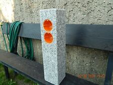 Gartensteckdose Granit Stele