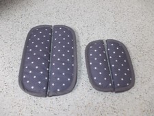 4 teiliges Gurtpolsterset für Maxi-Cosi-Tobi, Pearl und 2way Pearl  dunkelgrau**