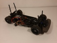 Tamiya TT-02 Chassis Reely Hurricane 8T Brushless Combo mit Servo DEFEKT
