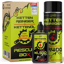 Syprin Fahrrad Kettenreiniger -  Kettenöl - Reinigung & Pflege - Kettenspray SET