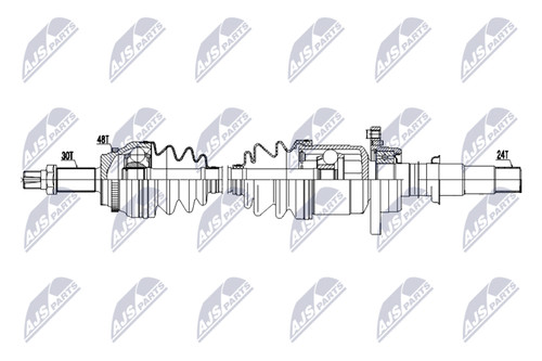 Nty antriebswelle 971mm vorne - antriebswelle,
