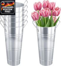 Metallvase verzinkt 23cm