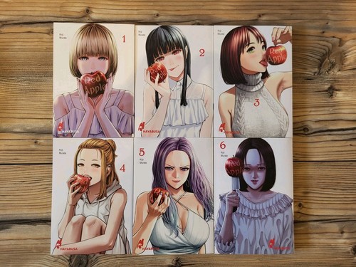 Red apple band manga set - red, 1-6|