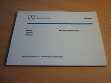 orig. Mercedes Benz Teilekatalog Werkstatthandbuch Motor M 102 W123 W124 201 461