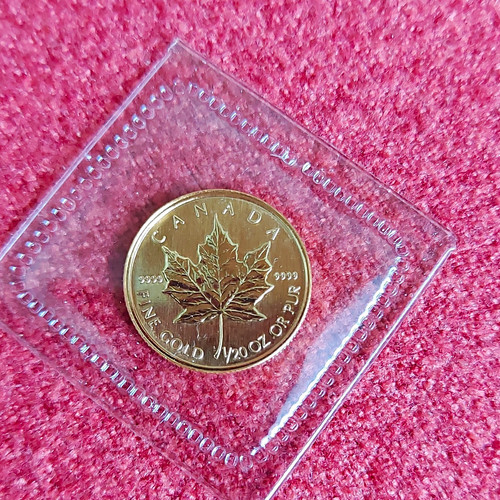Canada maple leaf goldmünze - canada, 1