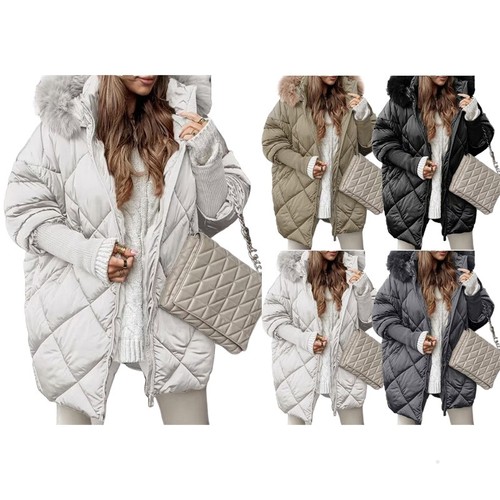 Luxuriöse damen winterjacke - luxuriöse,