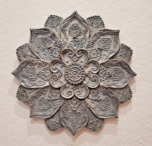 Mandala wandobjekt rund 35cm - wandobjekt,