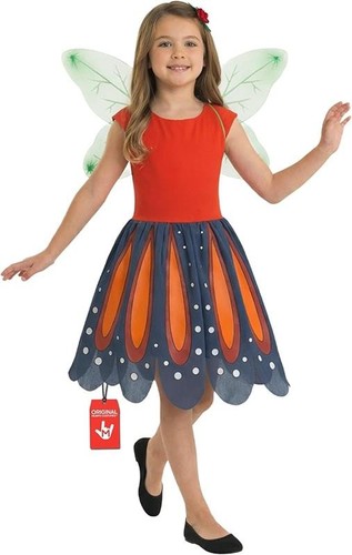 Rotes feen kostüm kinder - rotes,