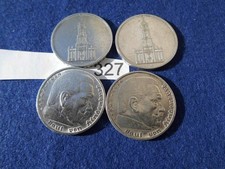 4 x Silbermünzen 5 RM  2x