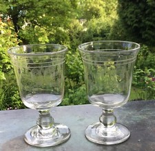 2 antike Gläser 1900